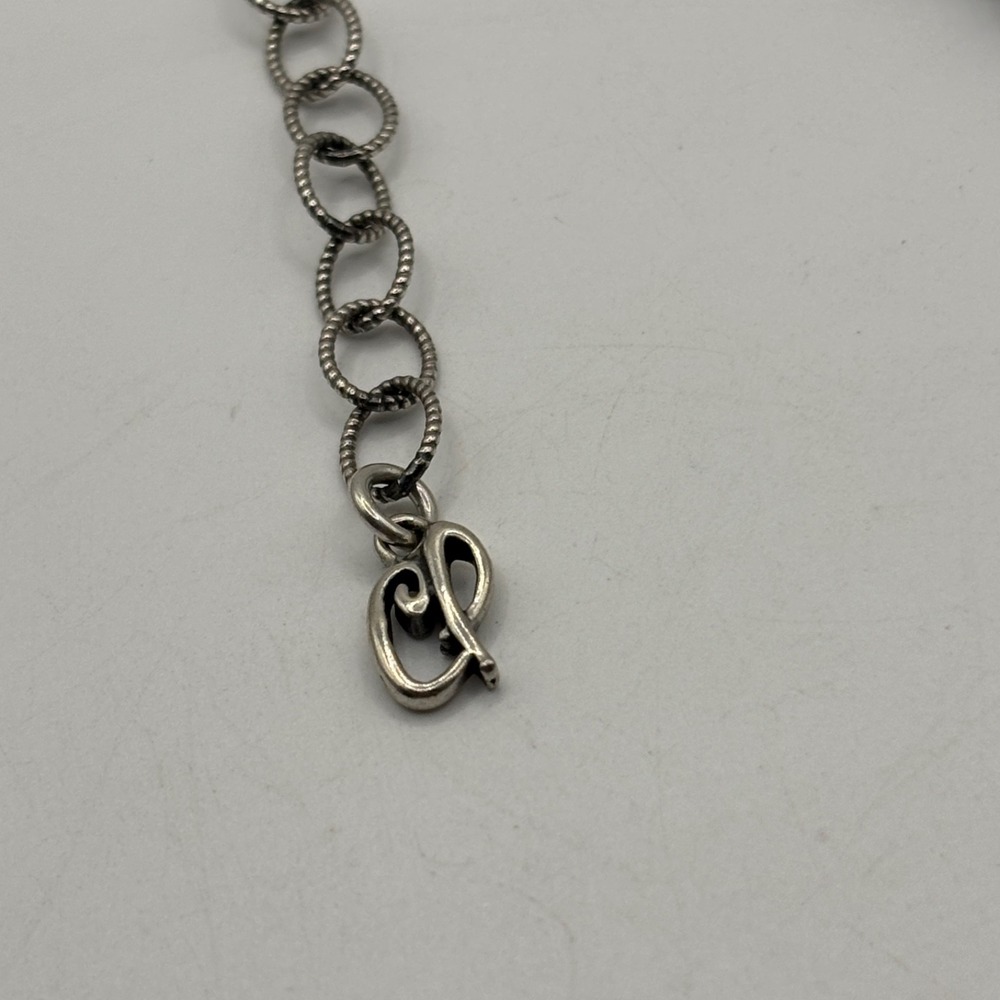 Carolyn Pollack Blue Kyanite Sterling Beaded Necklace 17" - Picture 5 of 6